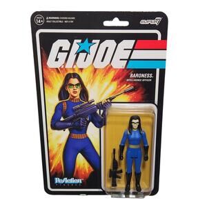 G. I. Joe Super 7 Reaction Figures Baroness 3.75" Figure New Sealed Hasbro 2021